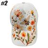 1PCS  Garden Morning Baseball Cap, Adjustable Hat, Hummingbird Flowers Theme Hat Lightweight and Breathable