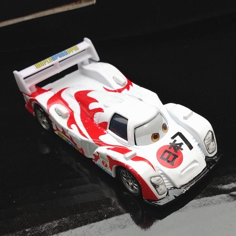 Pixar Cars Alloy Toy Set: McQueen, Mater, Sally, Sheriff Models