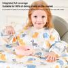 Waterproof Long Sleeve Bib Easy To Clean Baby Smock Bib Cute Feeding Bib  for Toddler Eating