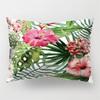 30x50cm Tropical Plant Polyester Pillow Cases Sofa Chair Living Room Home Decoration Green Leaves Plant Sunflower Pillowcase