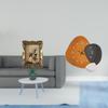 Vintage Resin Photo Frame And Wall Clock Decorative Ornament for Tabletop Hallway Bedroom Bathroom