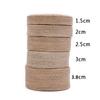 10M 15mm-38mm Natural Vintage Jute Burlap Ribbon DIY Weddings Belt Strap Floristry Birthday Party Christmas Decoration Craft