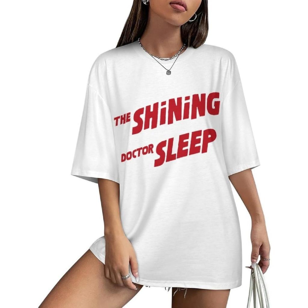 AYANILI Damen & Herren Rundhals T-Shirt The Shining Doctor Sleep Basic T-Shirts Hip Hop Stil Unisex