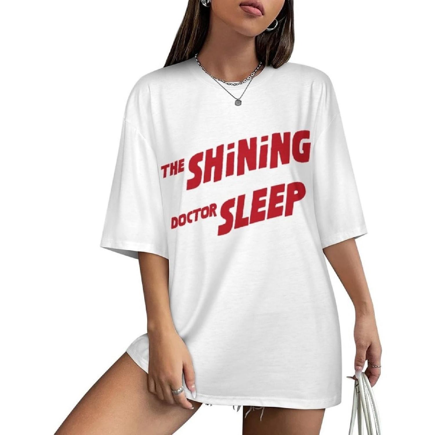AYANILI Womens&Men s Crew Neck T-Shirt The Shining Doctor Sleep Basic Tees Hip Hop Style Unisex XXXXXL белый