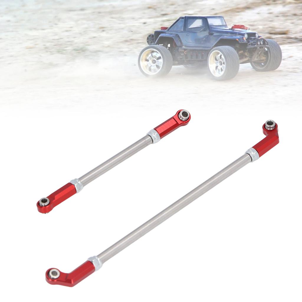 RC Linkage Links Rod Set 104mm Steering Pullrod Servo Rod 7mm Hd Set for 1/10 VP F10 Phoenix Axle Bridge