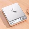 LCD Display Food Weighing Scale Stainless Steel Coffee Balance Scale  For Diet Tracking
