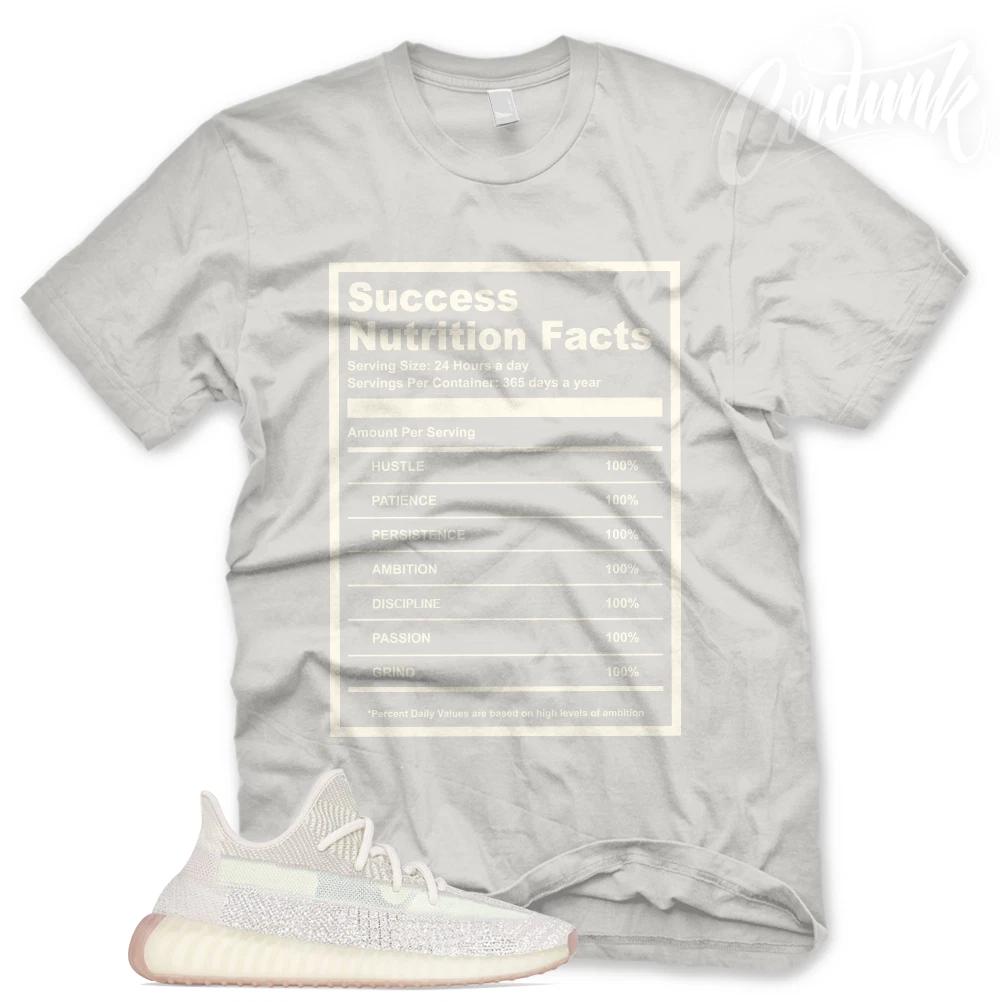 New  SUCCESS FACTS  T Shirt for Adidas YZ Boost V2 Citrin 2XL