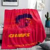 Patrick Mahomes Printed Flannel Blanket, Soft Throw for Bedroom Sofa, Washable, Fan Merchandise, Great Gift.