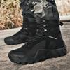 Fashion Boots for Men Camouflage Desert Ankle Boot Outdoor Jungle Training Boot Non Slip Climbing Hiking Boots for Men Motorcycle Boots