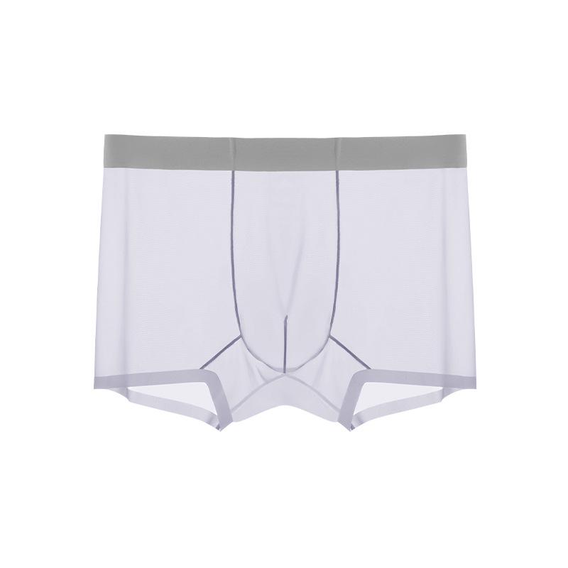 Banana Men's Ice Silk Seamless Breathable Sports Underwear - Lightweight Summer Design