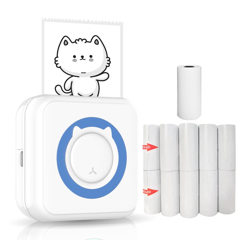 All-in-one Photo Printer Multifunction Portable Printer Wireless Instant Mini Printer Support BT