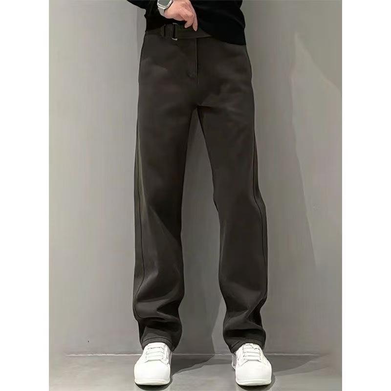 High-quality simple and versatile vertical straight tube autumn loose casual trendy fashion men's pants