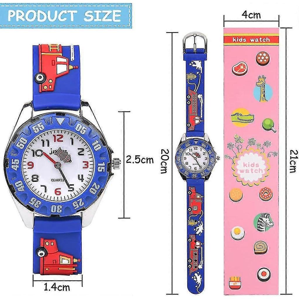 Kids Watch,kids Waterproof Wrist Watch Quartz Movement,3d Cartoon Design,digital Children Watch For 3 Years Old To 11 Years Old Girl Boy
