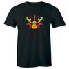 Cinco De Mayo Guitar with Sombreros Men's T-Shirt Proud Mexican American Shirt