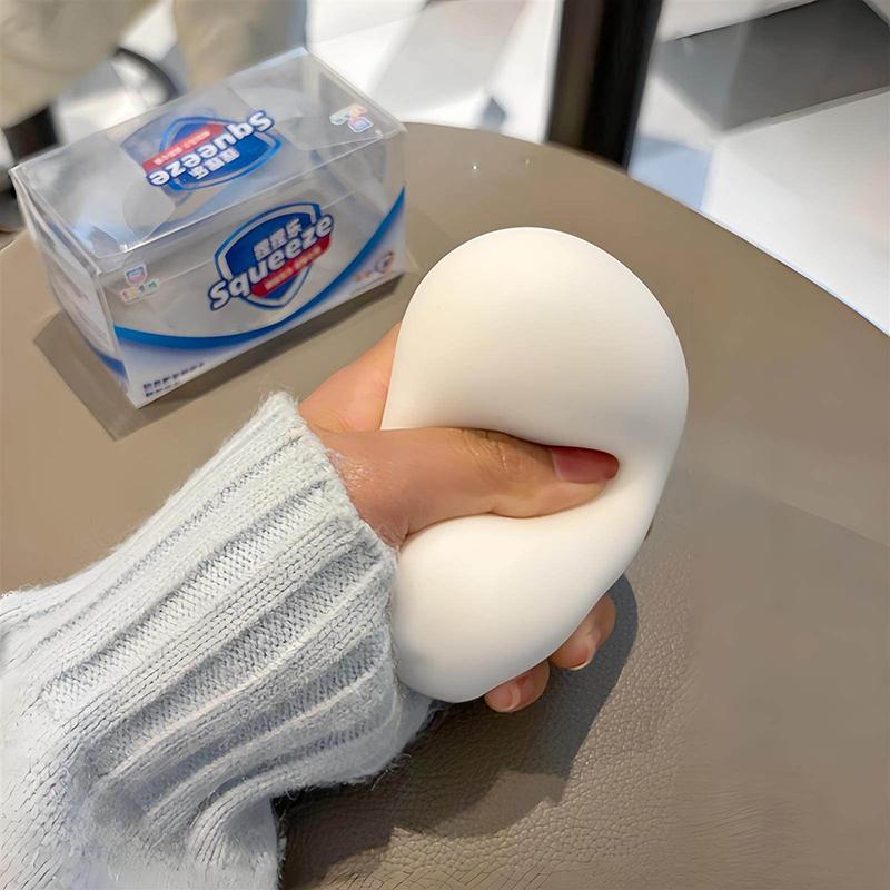Zeepbal Squishy Zeep Stressbal Fidget Langzaam Rijzend Simulatie Zeep Stressverlichting Fidget Anti-Stress Attributen Voor Kinderen & Volwassenen