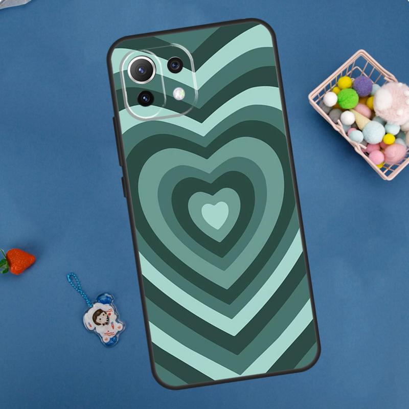 Bunte Herzkreis Liebe Hülle Für Xiaomi 15 Ultra 13 14 11T 12T 13T 14T Pro POCO X7 Pro F5 F6 M6 X3 X5 X6 Pro Hülle