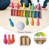 Color Matching Game Bowling Set Toys Sensory Educational Sorting Toy for Kids Adults Boys