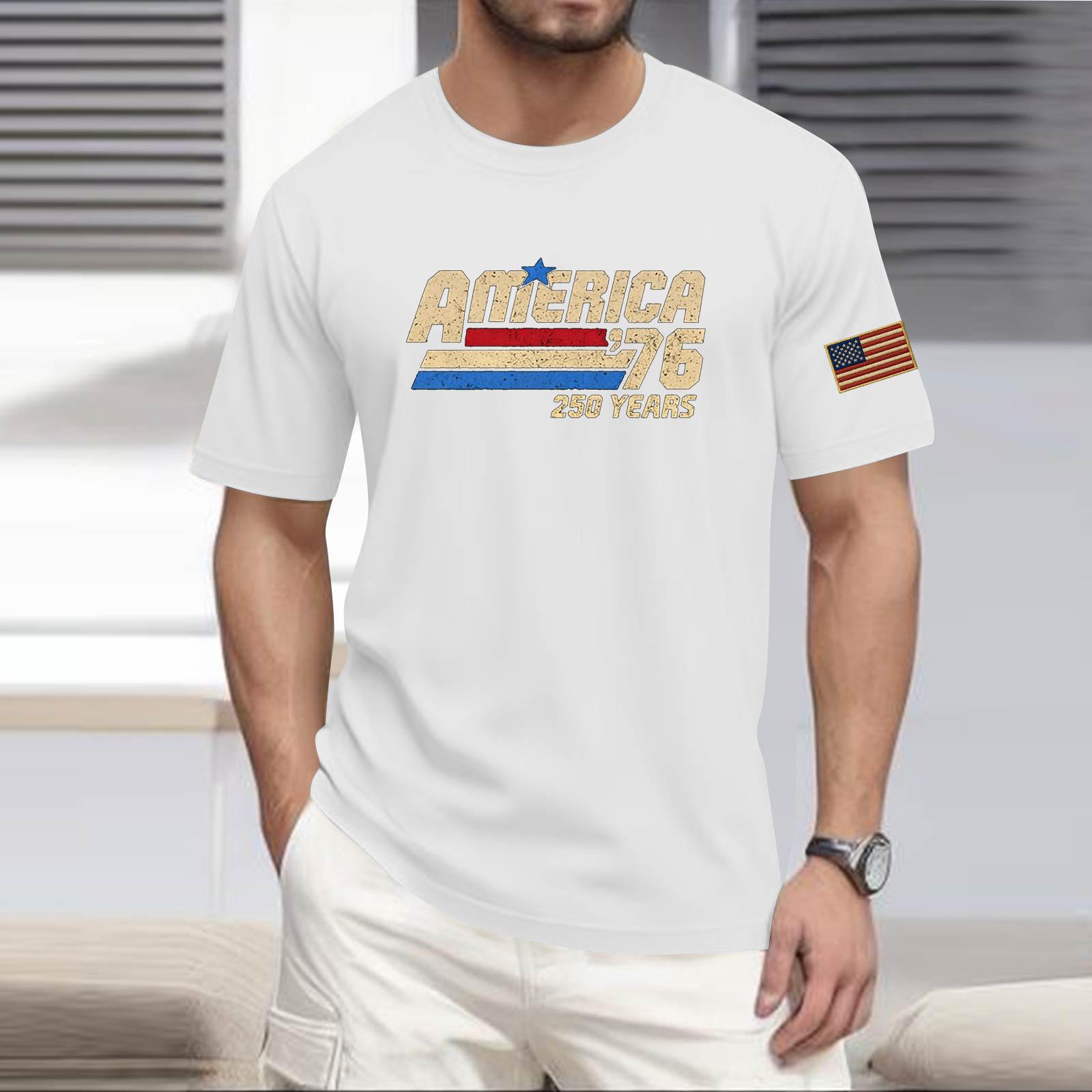 

Men s Casual Round Neck Lightweight Short-Sleeve Top XL білий