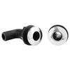 Marin Yacttillbehör 25 mm Nylonplast Genomskrovs Länspump Avloppsutloppsfitting