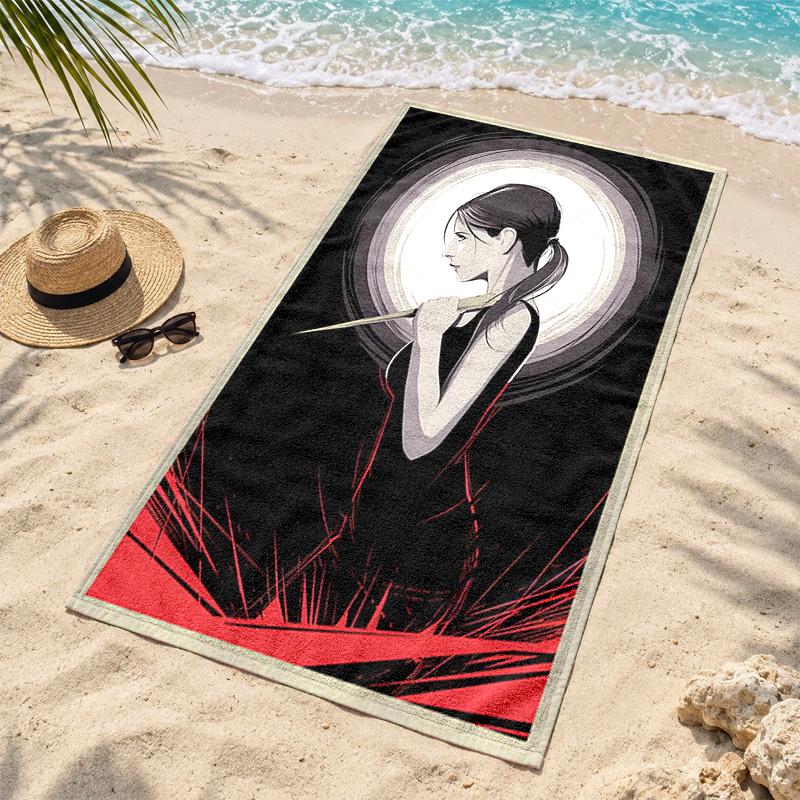 Buffy Microfiber Beach Towel Quick Dry Sand Free Lightweight Beach Towels for Travel Swimming Camping