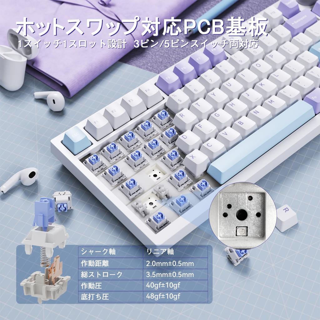 MAMBASNAKE x ATTACK SHARK X820ULTRA Custom Mechanical Keyboard Free Illuminated Hot Interchangeable RGB LED LCD Quiet Large High High Value for Shark