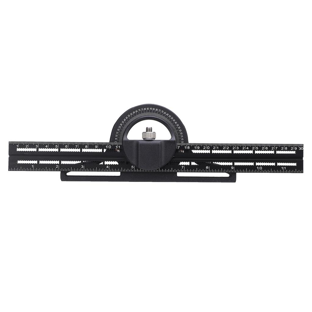 Combination Angle Ruler Multi Function Movable Woodworking Horizontal Universal Vernier Bevel Protra
