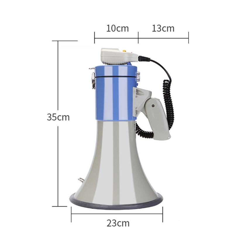 

На открытом воздухе портативный громкоговоритель мегафона наивысшая мощность будочки 50в записываемый твитер громкоговорителя