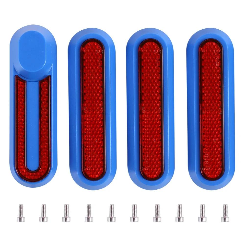 Radabdeckung Schutzschale für Xiaomi Elektroroller Pro 2/M365 Pro Sicherheitsreflektierendes Rohr Nachtreflektor Rollerzubehör