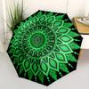 1pc Mandala Pattern Automatic Open/close Folding Umbrella, Compact Portable Travel Umbrella, Perfect Birthday/Christmas, Cute Umbrella, Dura