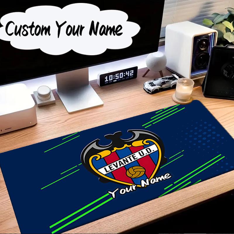 Custom Name Mouse pad Levante Fc Crest Design Mouse Pad Desk Mat, Non-Slip Rubber Backer Pad For Computer Notebook Gaming Mouse Pad Birthday Gift
