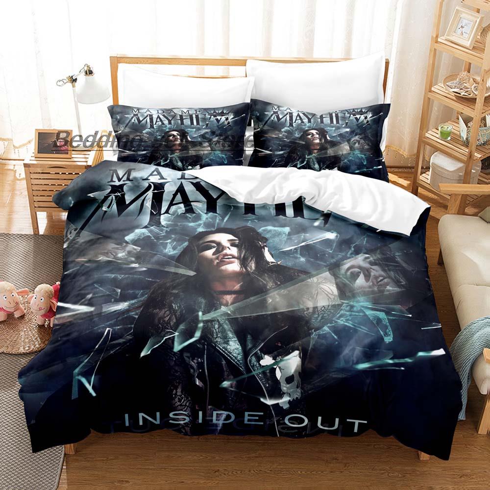 Red Sexy Red Lips Duvet Cover and Pillowcase Set ,kiss Love Letter Twin Size Quilt Cover for Women Girl Teen ,Bedspread Cover