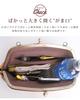 Lizdays Shoulder Bag with Clasp Women's 2-Way (Brown)