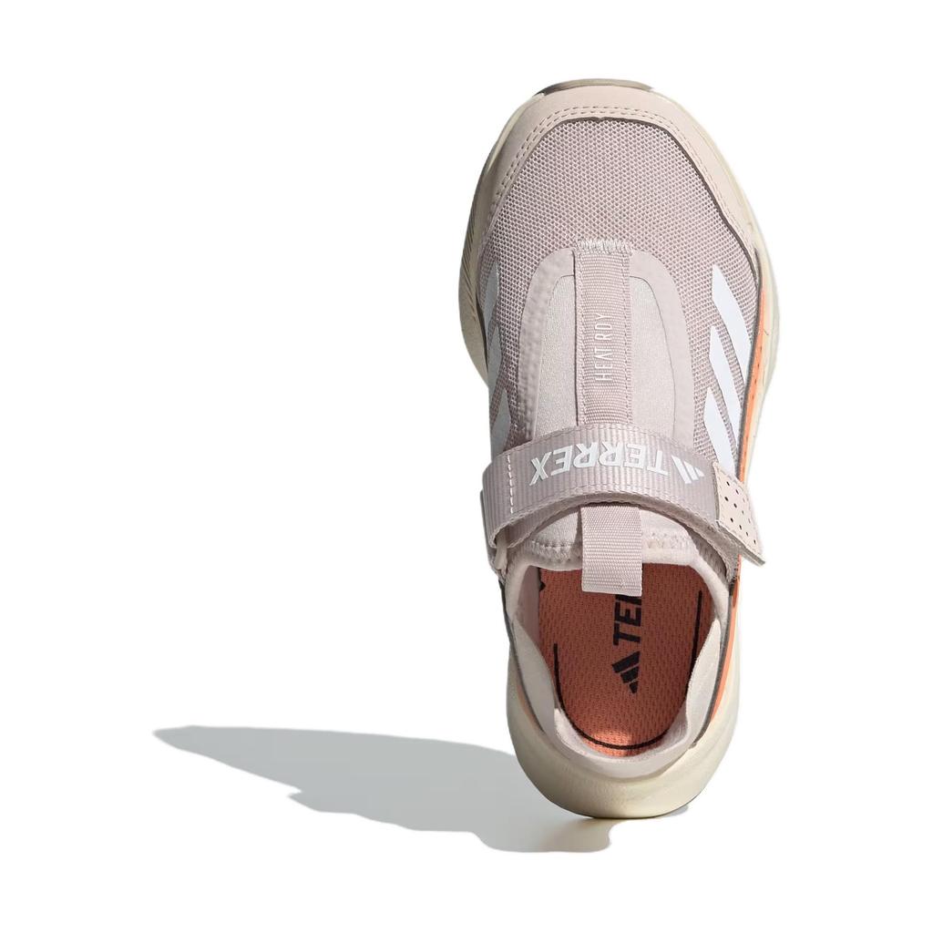 Adidas Terrex Comfortable Soft Durable Breathable Sweat-Absorbing Shock-Absorbing Low-Top Running Shoes Kids Running Shoes Pink Orange IE7627