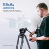NEEWER Basic 187cm Video Tripod with Video High Camera Tripod with Dynamic Suitable for Maximum Load TP37 Head, Metal, Durability, Damping/Mid-Level