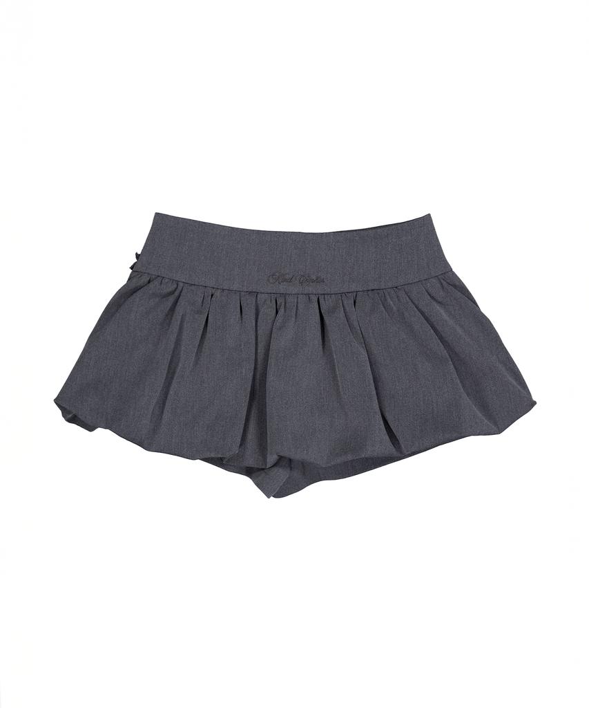 Kaindeussaipeo Frill Pumpkin Skirt Charcoal