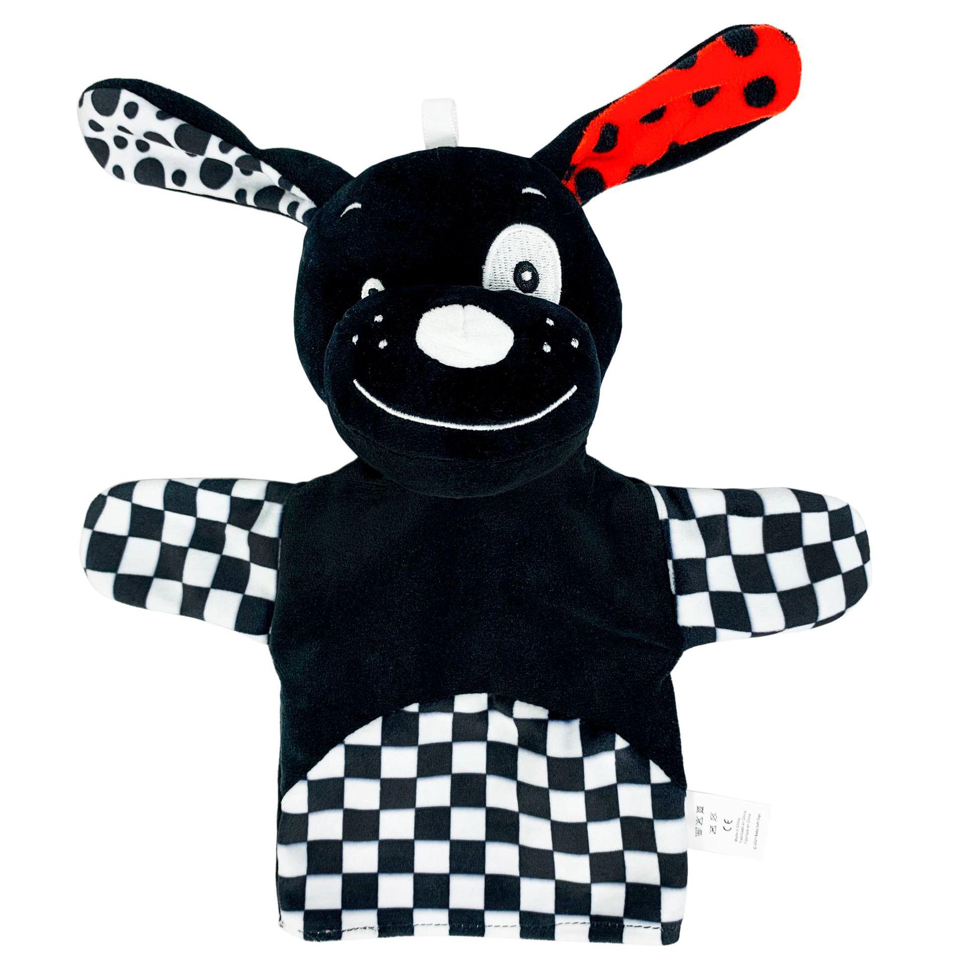 Black & White Parent-Child Interactive Hand Puppets & Finger Toys 28 cm