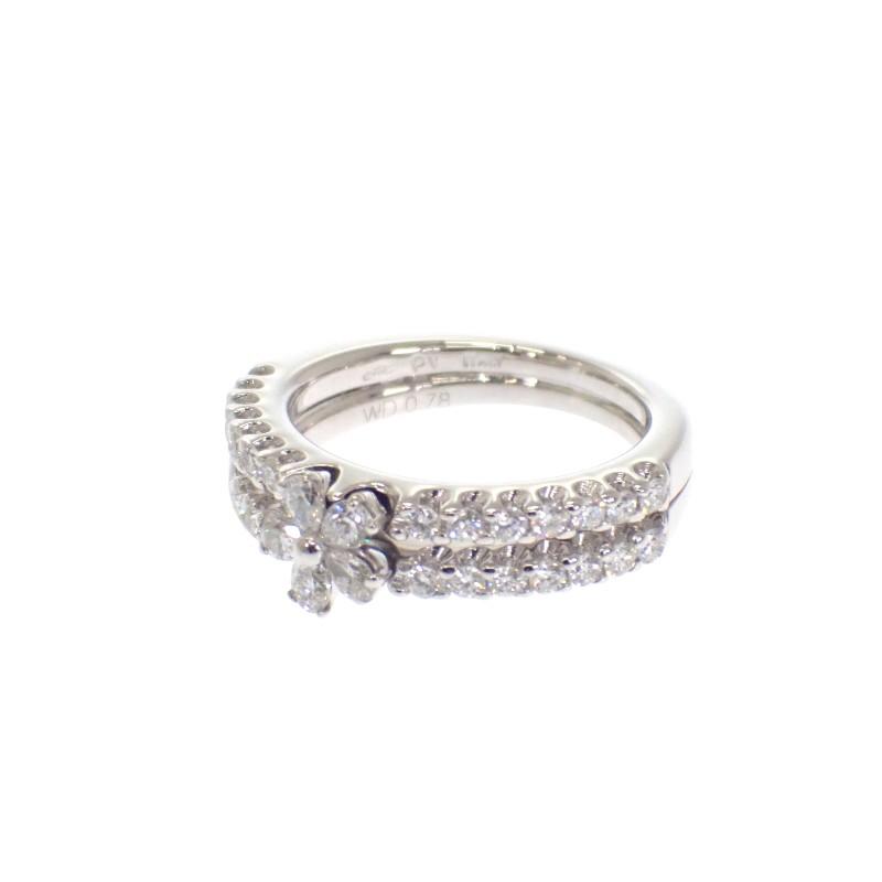 Ponte Vecchio  #9(JP Size) ring K18 white gold Women