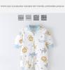 Combed Cotton Long-Sleeved Baby Romper for Newborns - Spring & Autumn