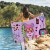 Singer G-goreshit Anime girl cute Towel Quick Drying Beach Towels Are Suitable For Swimming Pools Camping Yoga And The Gym