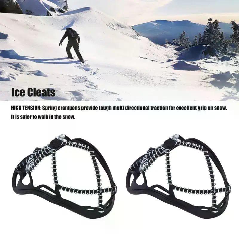 

1 Pair Non-slip Ice Snow Gripper Shoe Cover Camping Outdoor Sports Shoe Cover Walk Traction Cleats Ice Crampon Shoe Covers A3