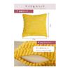 HAPPY SINGU RABO Cushion Cover 45 45 Scandinavian Korean Stylish Cute [Wheat Cordillera] [Fully Fluffy] [Embossed for Moisturizing and Absorbent]