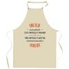 Kitchen Apron - An Elia - Breton Print - Thick Cotton - Printed In Brittany