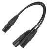 JORINDO JD6069 XLR Female To Dual XLR Male Cable YType Splitter Audio Microphone Cable 0.3M