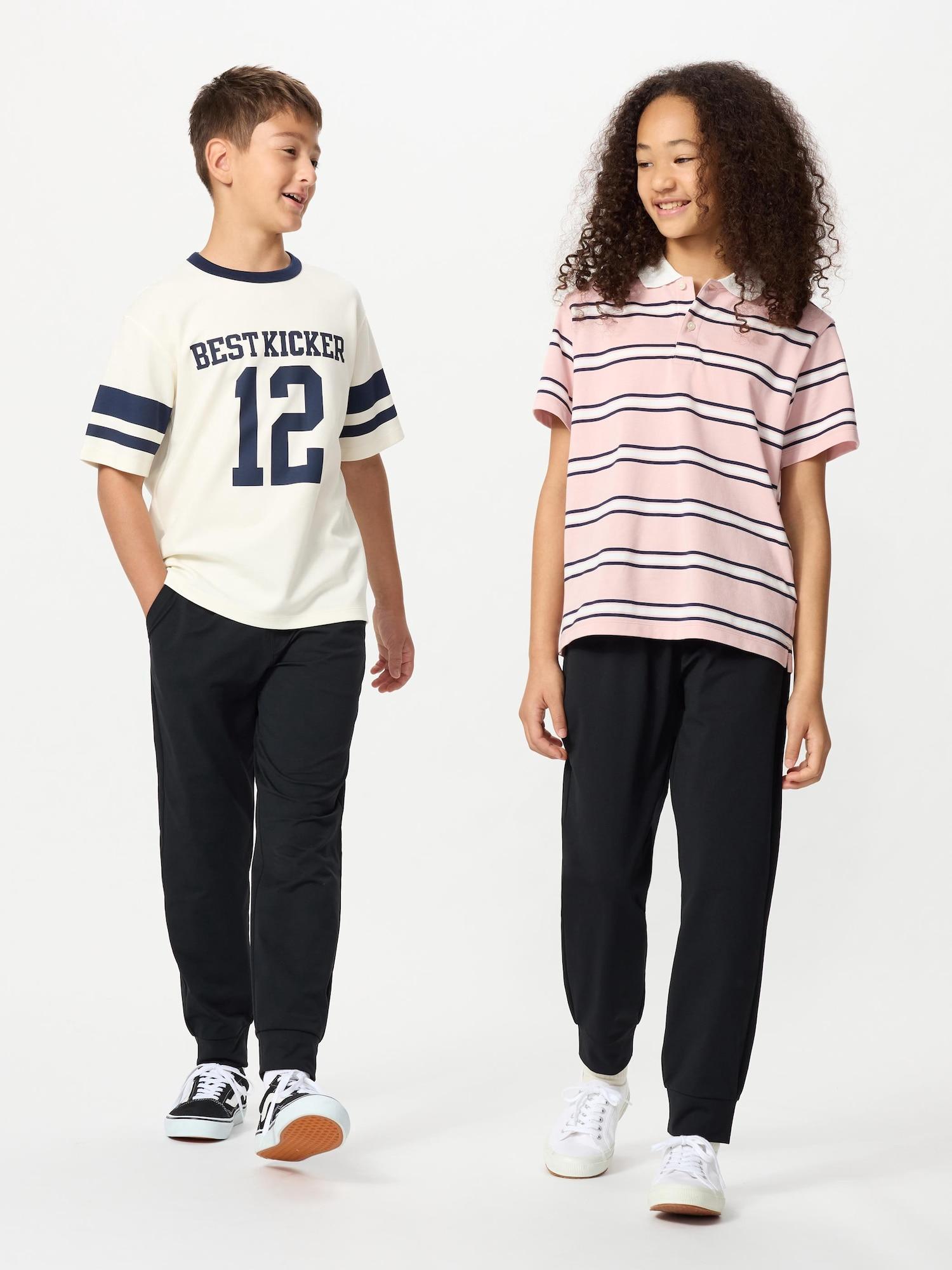 

Детские брюки-джоггеры Uniqlo Ultra Stretch Active 09 BLACK/KIDS 100