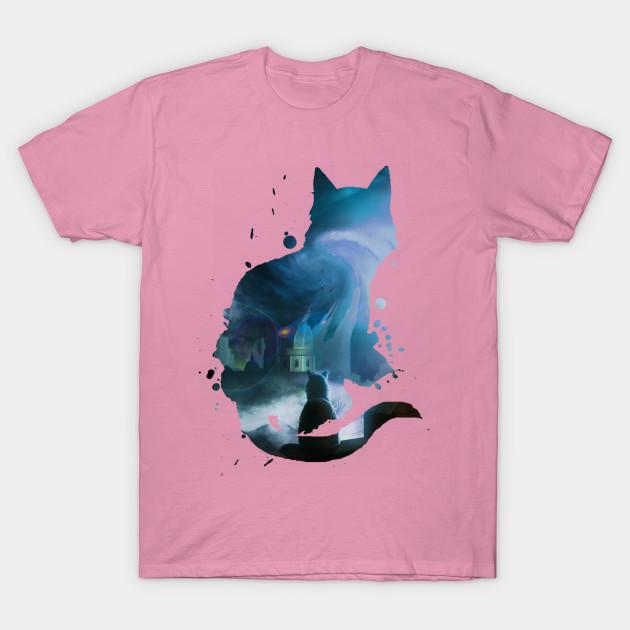 T Shirt damski kot i samotny Harajuku drukuj Kawaii Tshirt Letnia koszulka damska z krótkim rękawem Top Tee