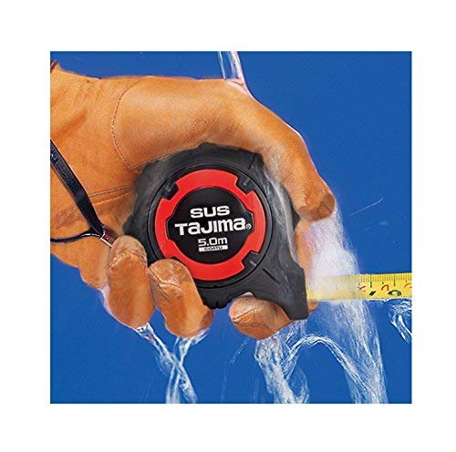 Tajima Convex Thick Stainless Steel Tape 5m x 25mm Thick Cef G Stainless Lock Double Mag 25 GASFGSLWM25-50