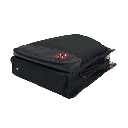 SK11 SPIDER Tobi Worker's Waist Pouch, Large, Slim Design with Inner Pocket, Stretch Fabric, 250mm W x 320mm H x 110mm D (SPD-JY04-B)