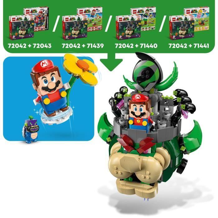LEGO Super Mario 72042 Prince Florian et Château de Bowser - Jeu enfant dès 9 ans