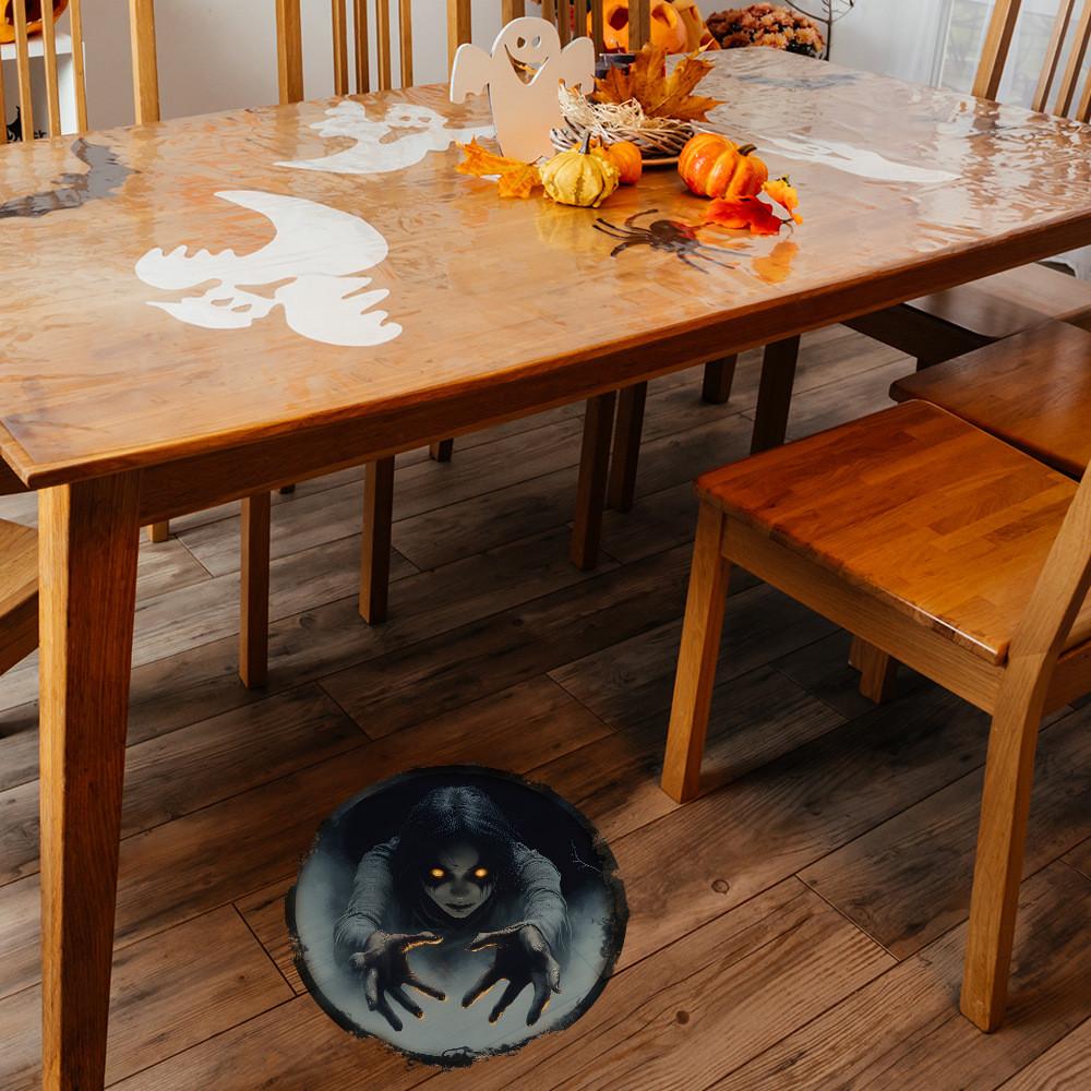 Female Halloween Horror Ghost Floor Stickers Bedroom Living Room Decoration Home