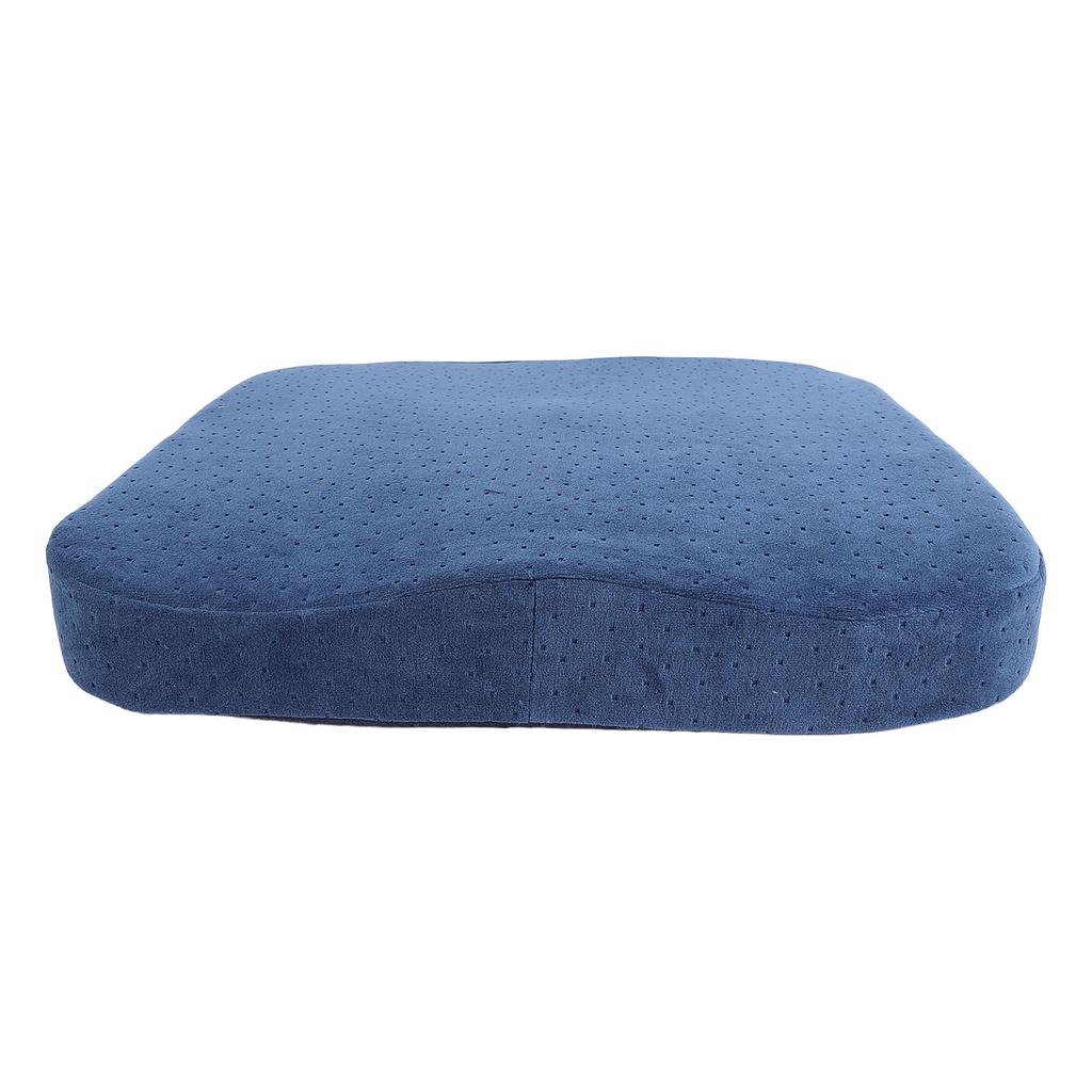 Memory Foam Seat Cushion Ergonomic W Shaped Comfortable Velvet Thicken Chair Cushion for Long Sittin